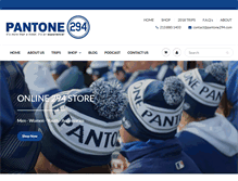 Tablet Screenshot of pantone294.com